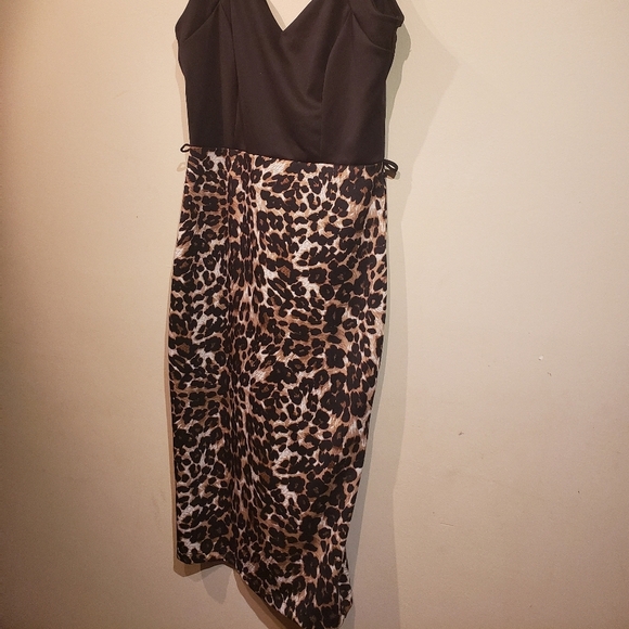Papaya Animal Print pencil dress - Picture 3 of 7